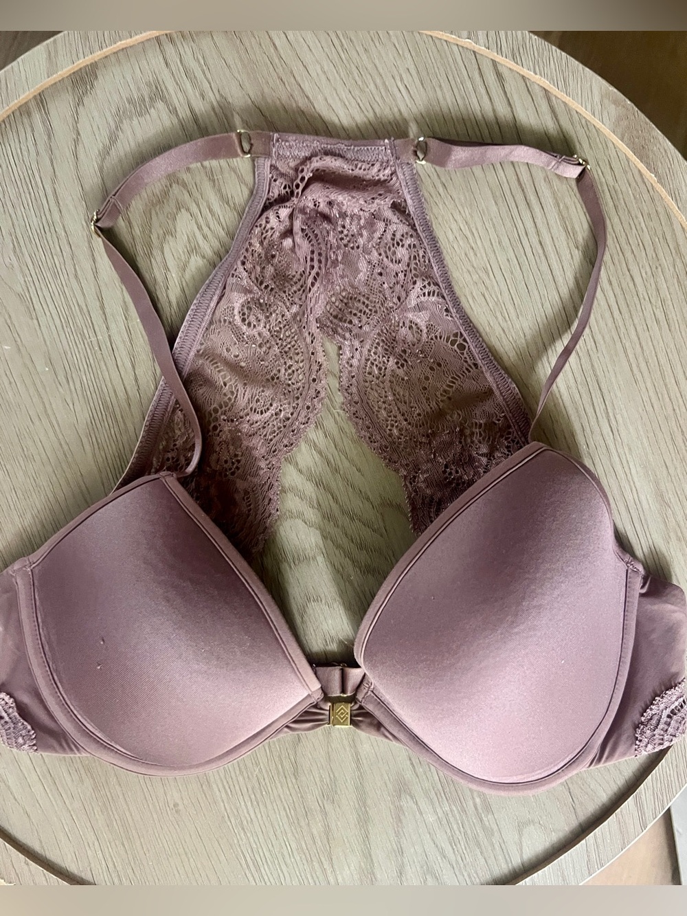 ThirdLove Dusty Mauve Lace Racerback Padded Bra